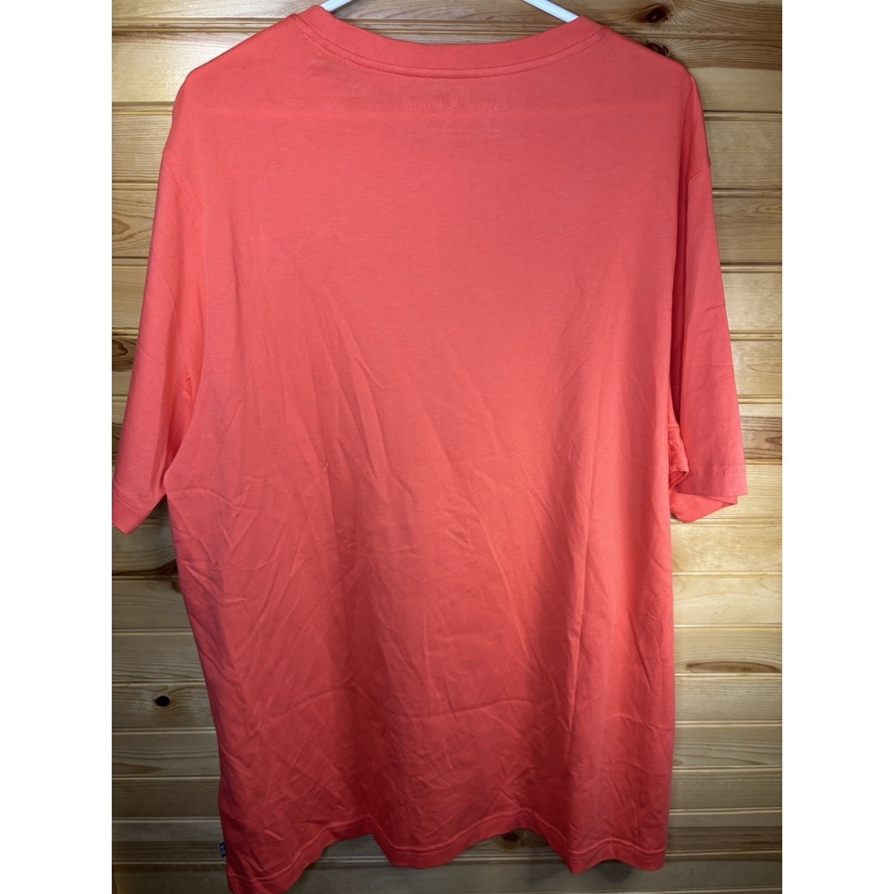 Psycho Bunny Bonnie Regular Fit Pocket Tee Hot Coral Orange Men's XLT $75 NWT - Picture 5 of 7